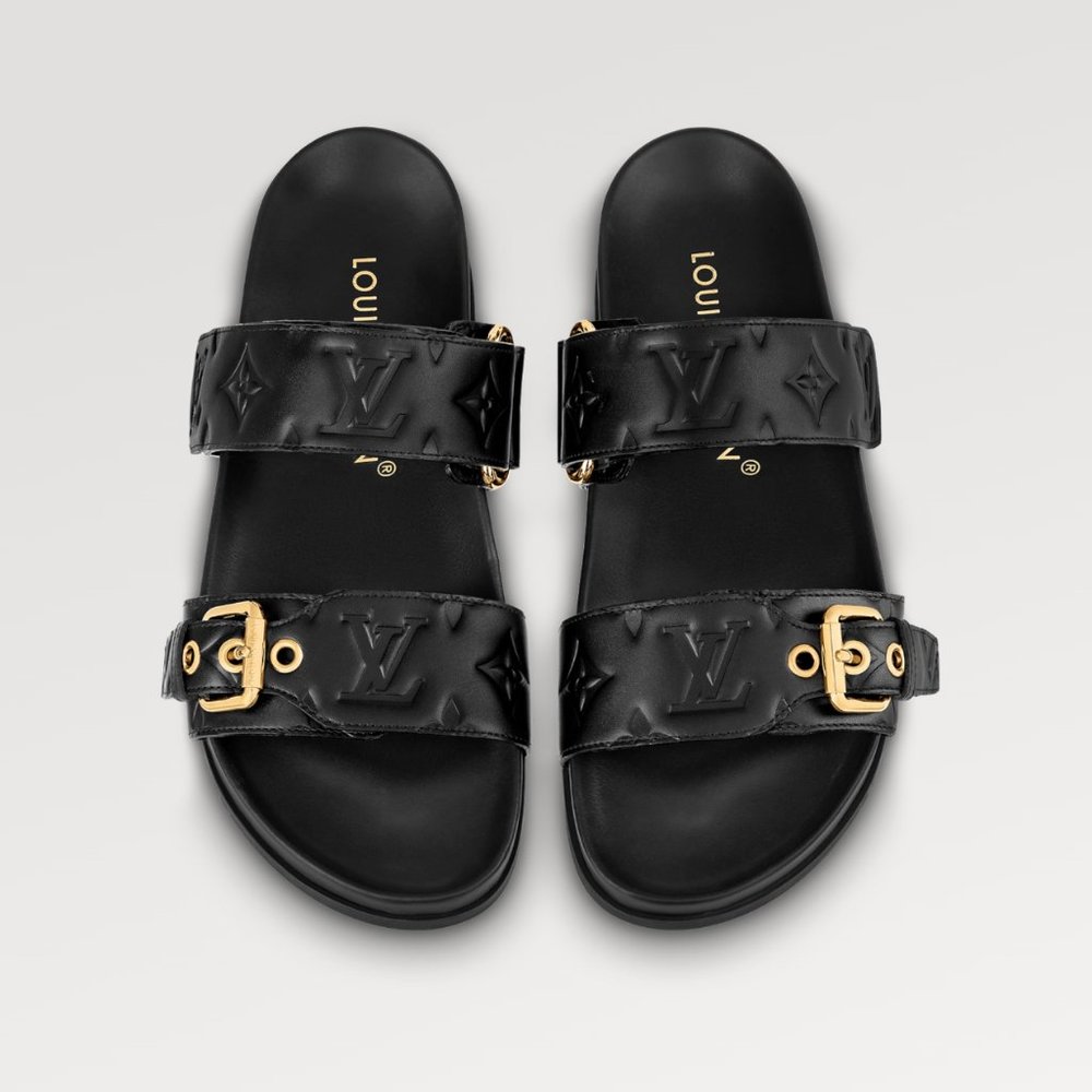 LOUIS VUITTON BOM DIA FLAT COMFORT MULE